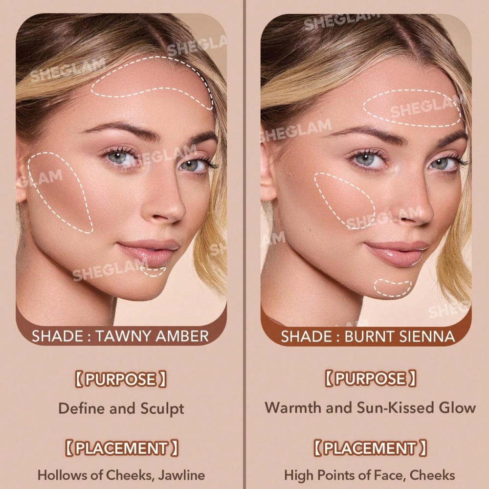 NIB - Sheglam Sun Sculpt Contour / Bronzer Liquids in Terracotta (matte) - Picture 2 of 5